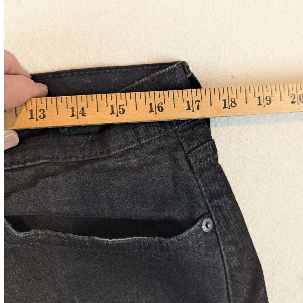 Levi's 505 Regular Fit Black Denim‎ Jeans Mens W36 L30 Classic Straight 5 Pocket